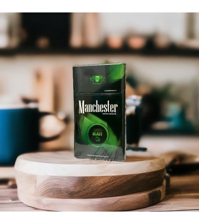 Manchester Compact Green Blast Slim Sigara