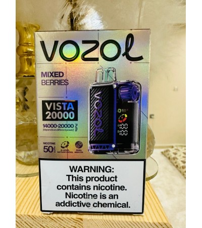 MIXED BERRIES Vısta 20000 Karışık Meyveler Aromalı 20 Bin Çekim Vozol