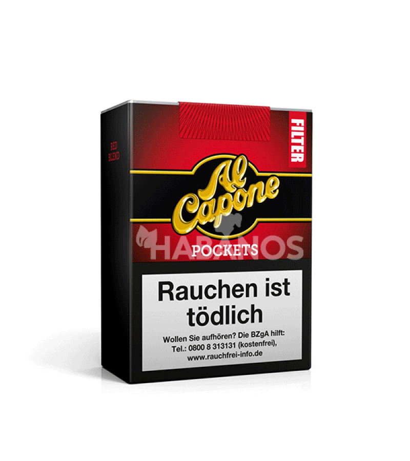 Red Capone Al Capone Filter Red Sigarillo | Hbc Europe