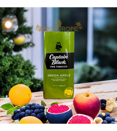 Captain Black Green Apple Pipo Tütünü 42g