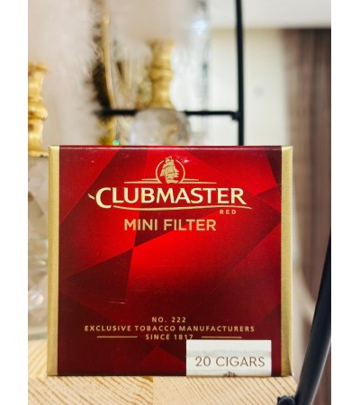 Clubmaster Red Mini Filter 20'li Puro