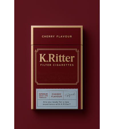 K.Ritter Cherry Flavour Aromalı Süper Slim Sigara