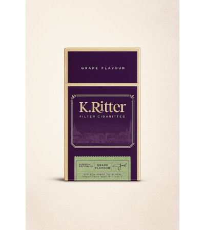 K.Ritter Grape Flavour Aromalı Süper Slim Sigara