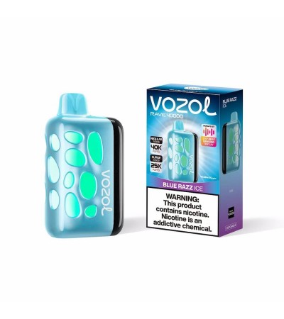 Vozol Rave 40000 Blue Razz Ice