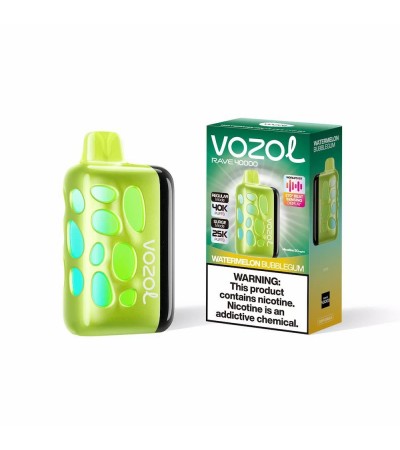 Vozol Rave 40000 Watermelon Bubble Gum