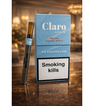 Claro Mini tip Kavun çift elma Aromalı Tekli Puro