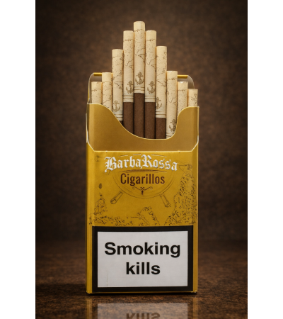 BarbaRossa Vanilya Aromalı Superslim Sigarello
