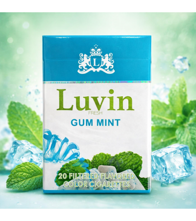 Luvin Fresh Nane Sakız Kalpli Aromalı Sigara