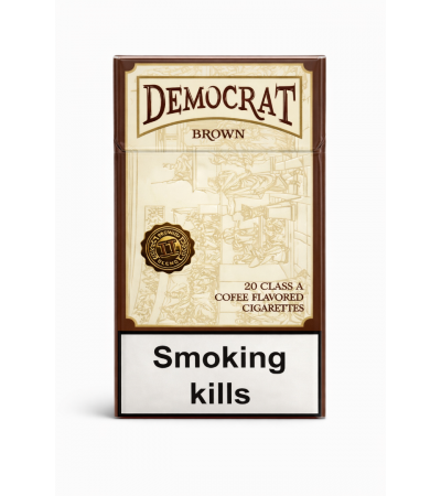 Democrat Brown Cofe Aromalı Süperslim Sigara