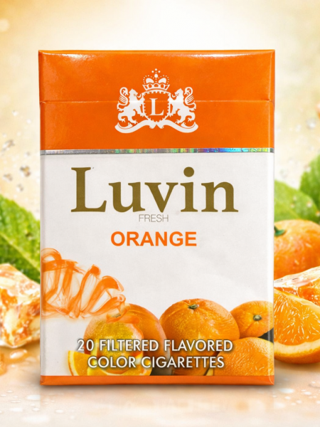 Luvin Fresh Portokal Kalpli Aromalı Sigara