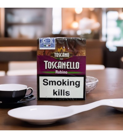 Toscanello Rubino - Elma ve Tarçın Aromalı Puro (5’li Paket)